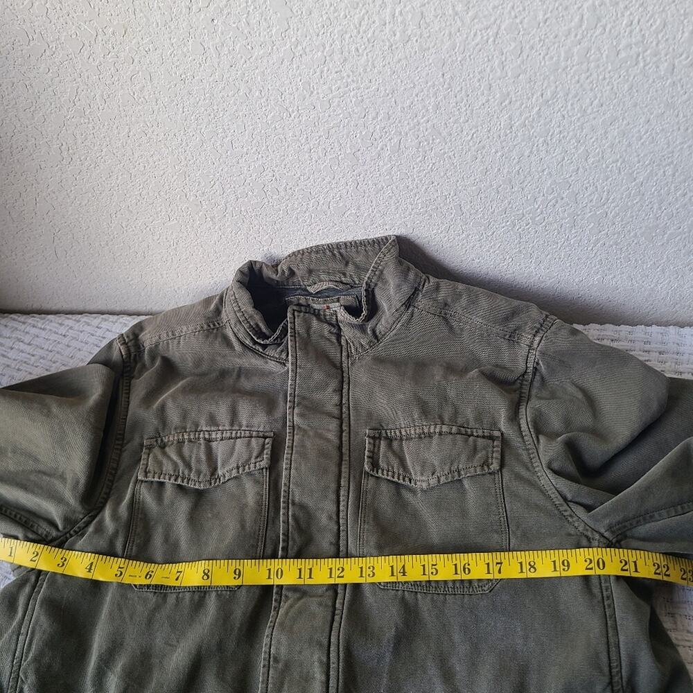 Marine Layer Army Green Jacket Men's Size Large - Picture 8 of 12